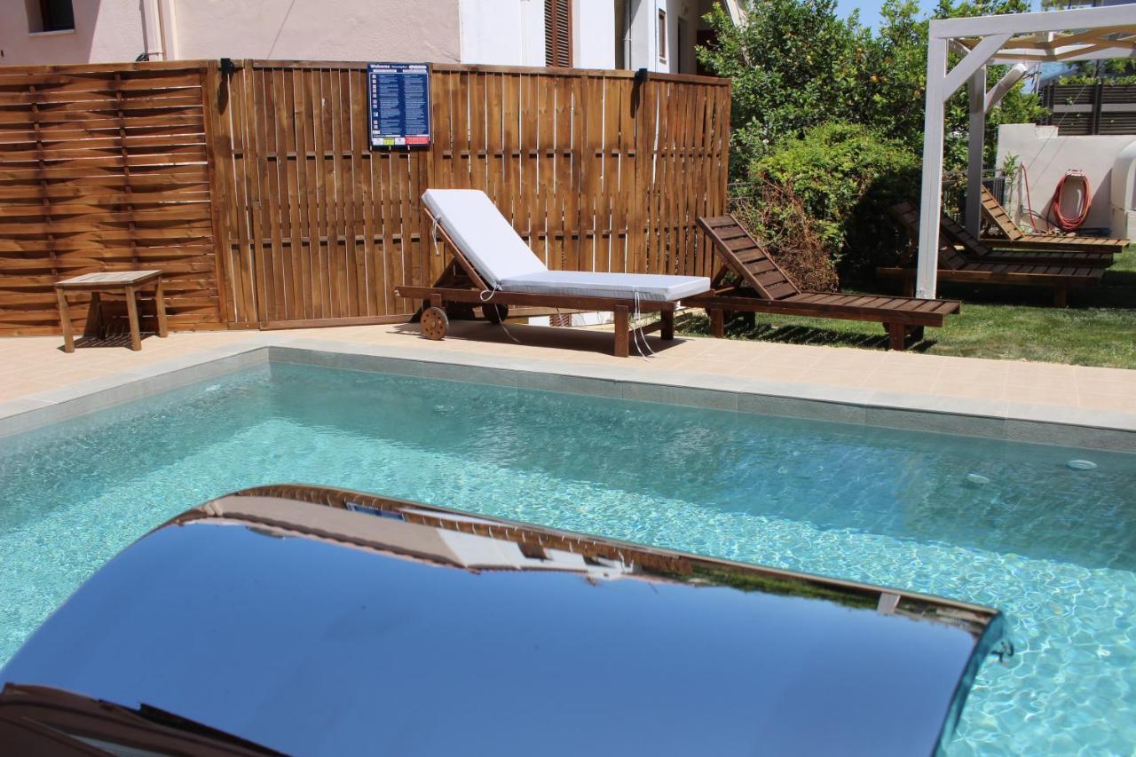 Mithos Premium Rooms Agia Marina Exteriér fotografie
